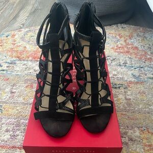 Black Strappy Sandals